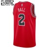 Dres Chicago Bulls Lonzo Ball 2 Nike 2022-23 Icon Edition Crvena Swingman - Dječji